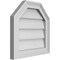 Ekena Millwork Octagonal Top Surface Mount PVC Gable Vent w/ 2"W x 1-1/2"P Brickmould Frame, 16"W x 16"H GVPOT16X1602SN - alternate 5